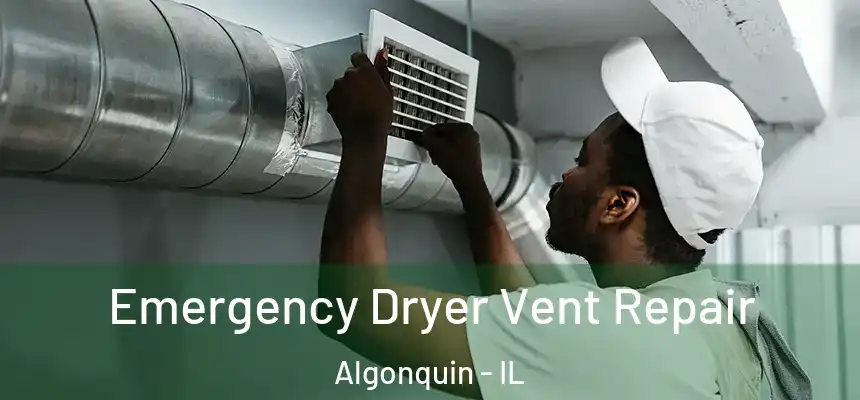 Emergency Dryer Vent Repair Algonquin - IL