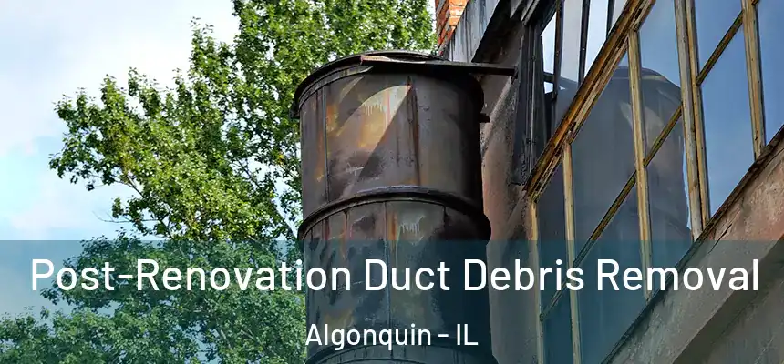 Post-Renovation Duct Debris Removal Algonquin - IL